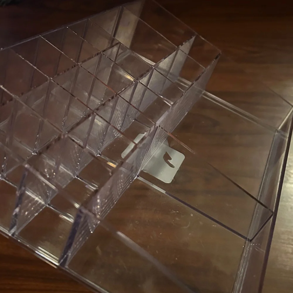 Made By Design XL Clear Acrylic Mixed Cosmetic Organizer 8”x 2.90”x 12.80”